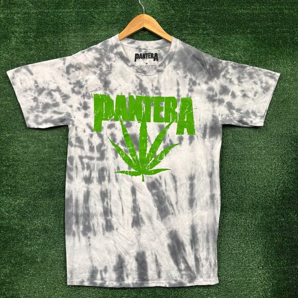Pantera Fly'n Across America Tour Heavy Metal Band Tie-Dye T-Shirt Medium - Picture 1 of 4